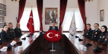 Vali Aktaş, Polis Teşkilatı’nı kabul etti