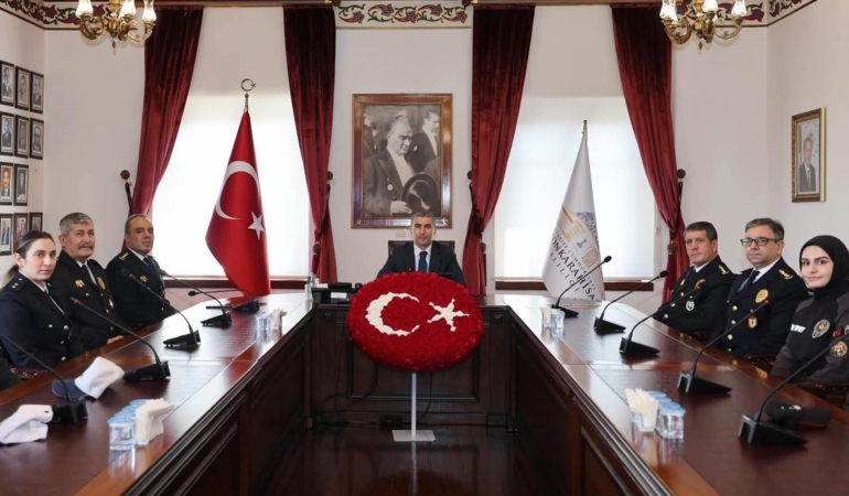 Vali Aktaş, Polis Teşkilatı’nı kabul etti