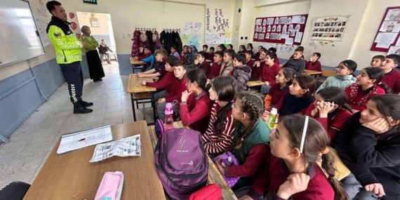Jandarmadan trafik eğitimi