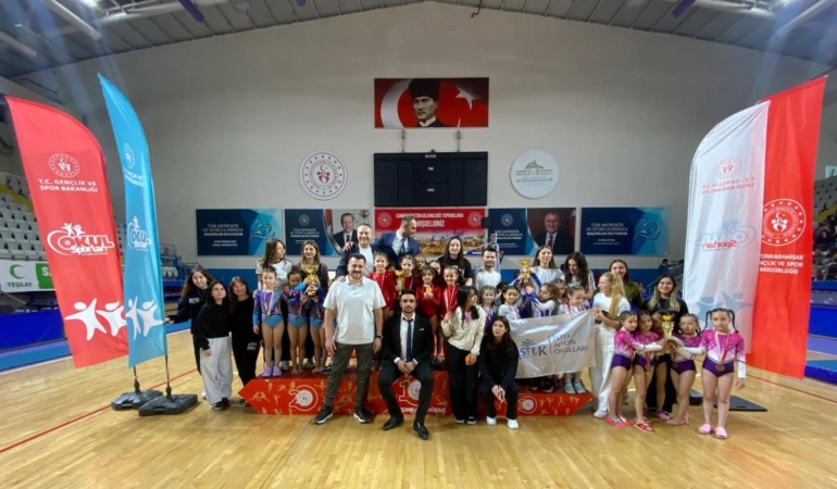 Okul Sporları Jimnastik Müsabakaları tamamlandı