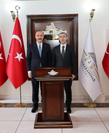 Vali Aktaş mevkidaşı Erin’i ağırladı