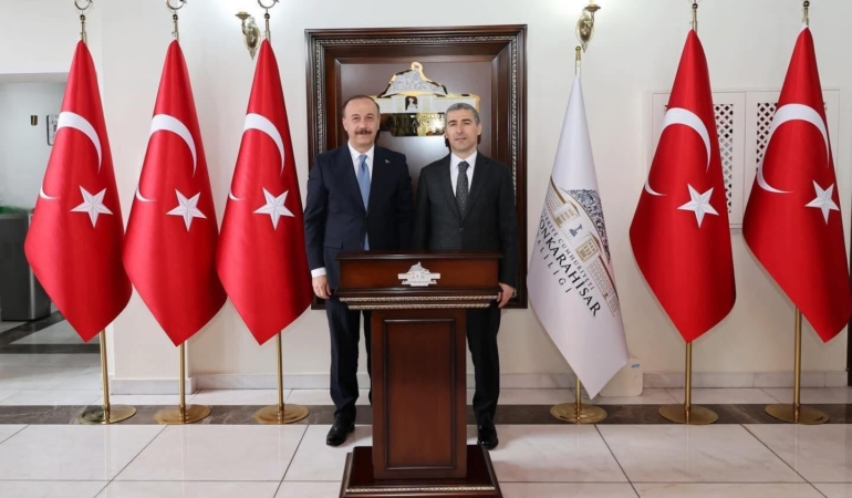 Vali Aktaş mevkidaşı Erin’i ağırladı