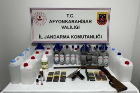 Jandarmadan sahte alkol baskını