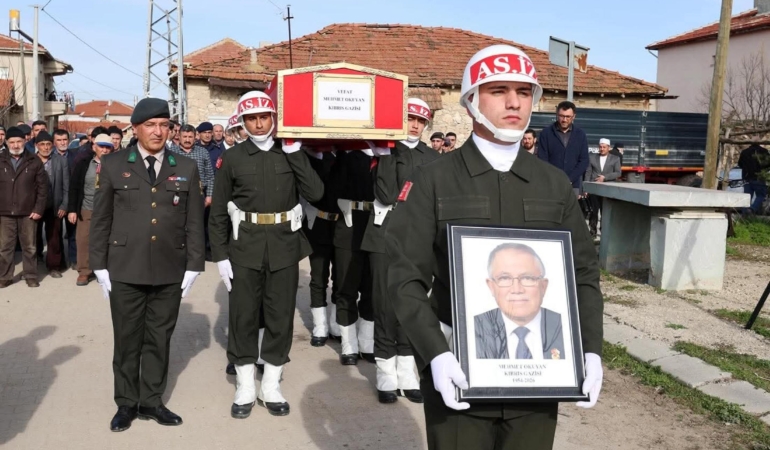 Kıbrıs gazisi askeri törenle uğurlandı