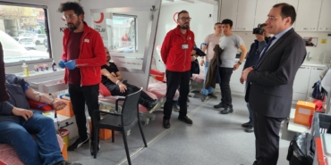 Çay’da kan bağış etkinliği