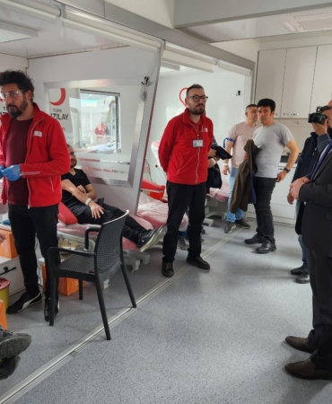 Çay’da kan bağış etkinliği