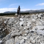 Yağış nedeniyle bozulan yol tamir edildi