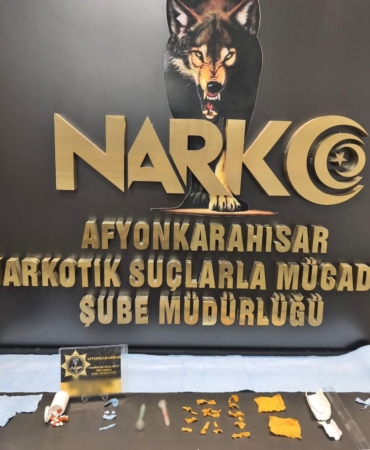 Afyonkarahisar emniyetinden narkotik operasyonları