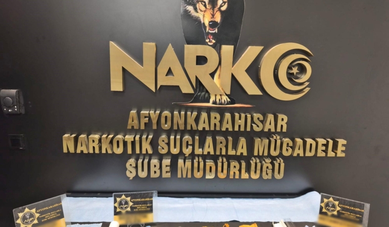 Afyonkarahisar emniyetinden narkotik operasyonları