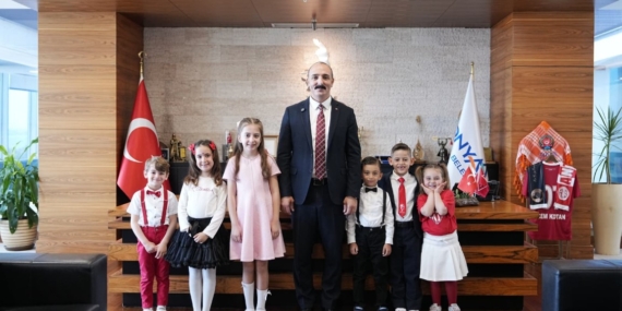 Başkan Kotan, Makamı Miniklere Devretti!