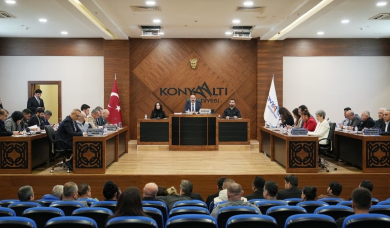 Konyaaltı’nda Nisan Meclis Toplantısı Yapıldı