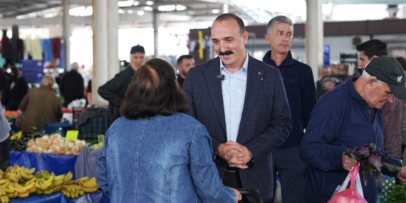 Başkan Kotan, Pazar Yerinde Esnafla Buluştu!