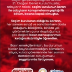 Basının Destekçisi AESOB’dan Açıklama Geldi!