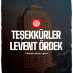 Levent Ördek’e Destek İçin Teşekkürler!