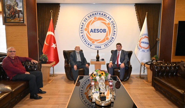 Esnaf Birliği’nde Güven Tazeleyen Ziyaret
