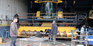Biçerdöverler hasada hazırlanıyor