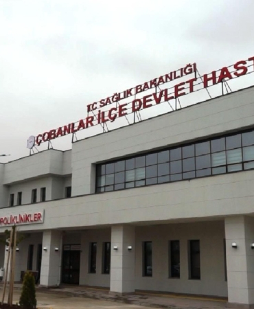 Çobanlar Devlet Hastanesi yeni binasında