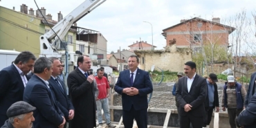 Aşevi ve misafirhanenin temeli atıldı