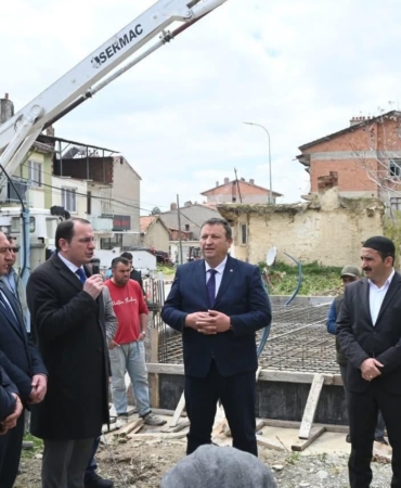 Aşevi ve misafirhanenin temeli atıldı