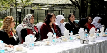 Şehit anneleri valilik konutunda
