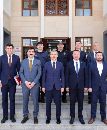Vali Aktaş’tan Kaymakam Yosunkaya’ya ziyaret