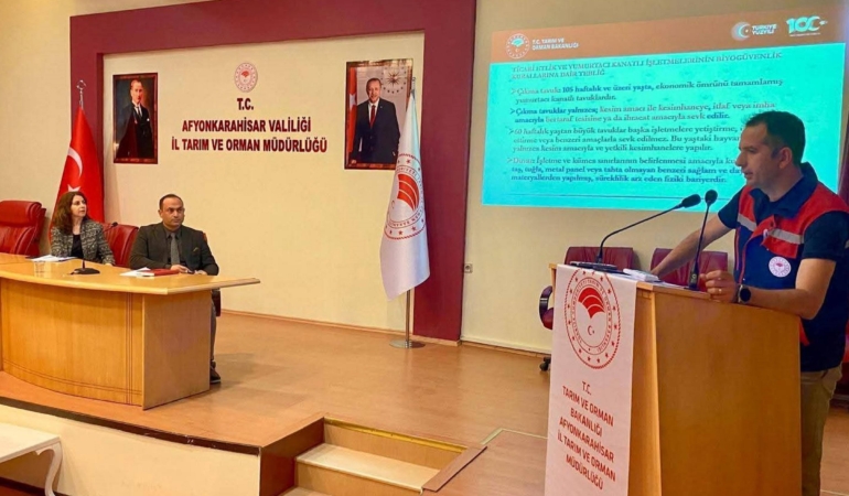 İşletmelere biyogüvenlik toplantısı