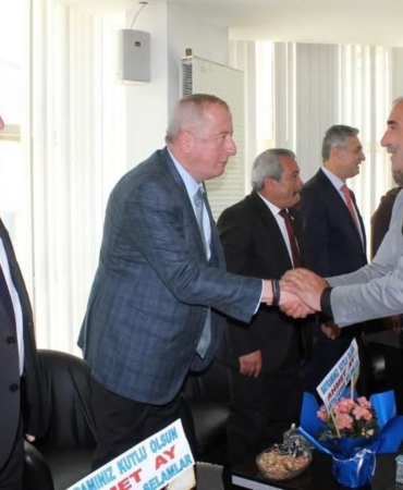 Çay’da bayramlaşma yapıldı