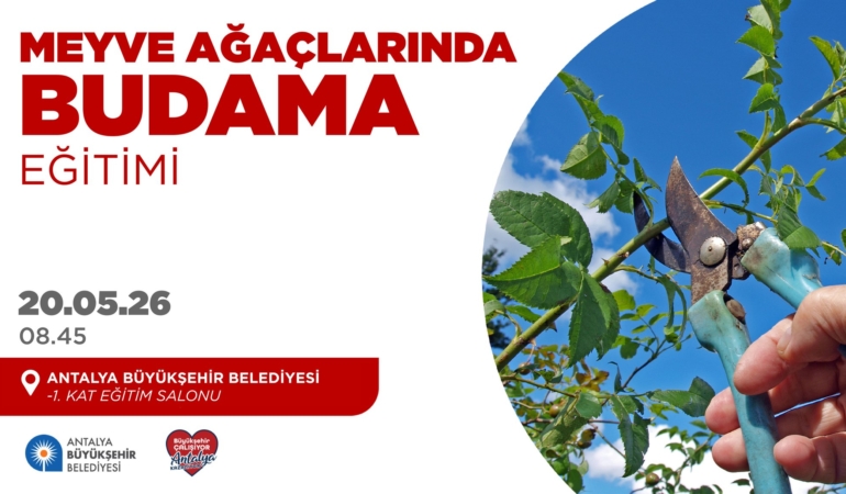 Üreticilere Budama Eğitimi: Katılın!