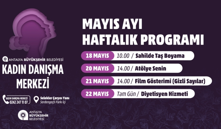 Antalya Kadın Danışma Merkezi’nden Etkinlikler!