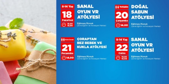 Antalya’da Ücretsiz Eğlenceli Atölyeler Başlıyor!