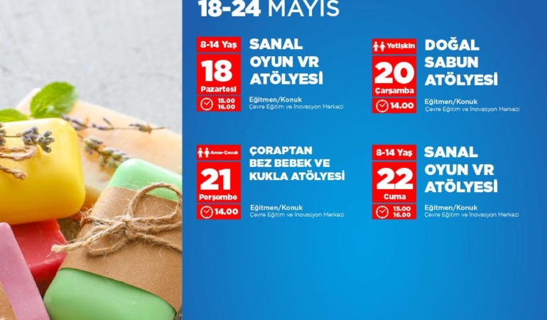 Antalya’da Ücretsiz Eğlenceli Atölyeler Başlıyor!