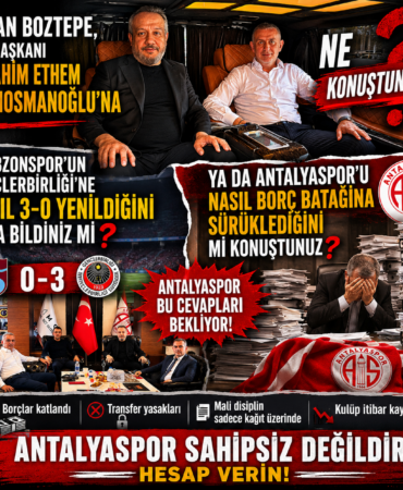 Olmadı Sinan Başkan, Olmadı…