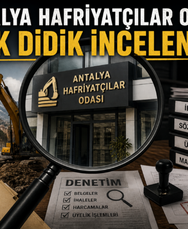 Hafriyatçılar Odası’nda geri sayım başladı… Gözler şimdi açıklanacak raporda!