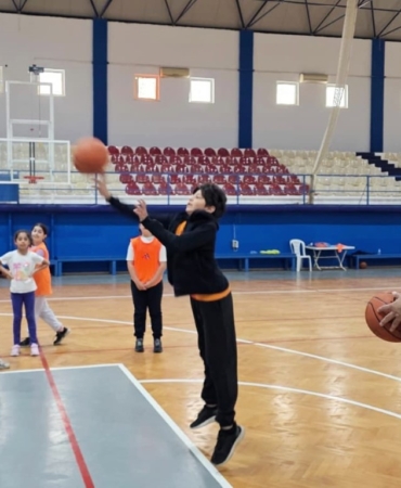 Başkan Kotan, Minik Basketbolcularla Bir Arada!